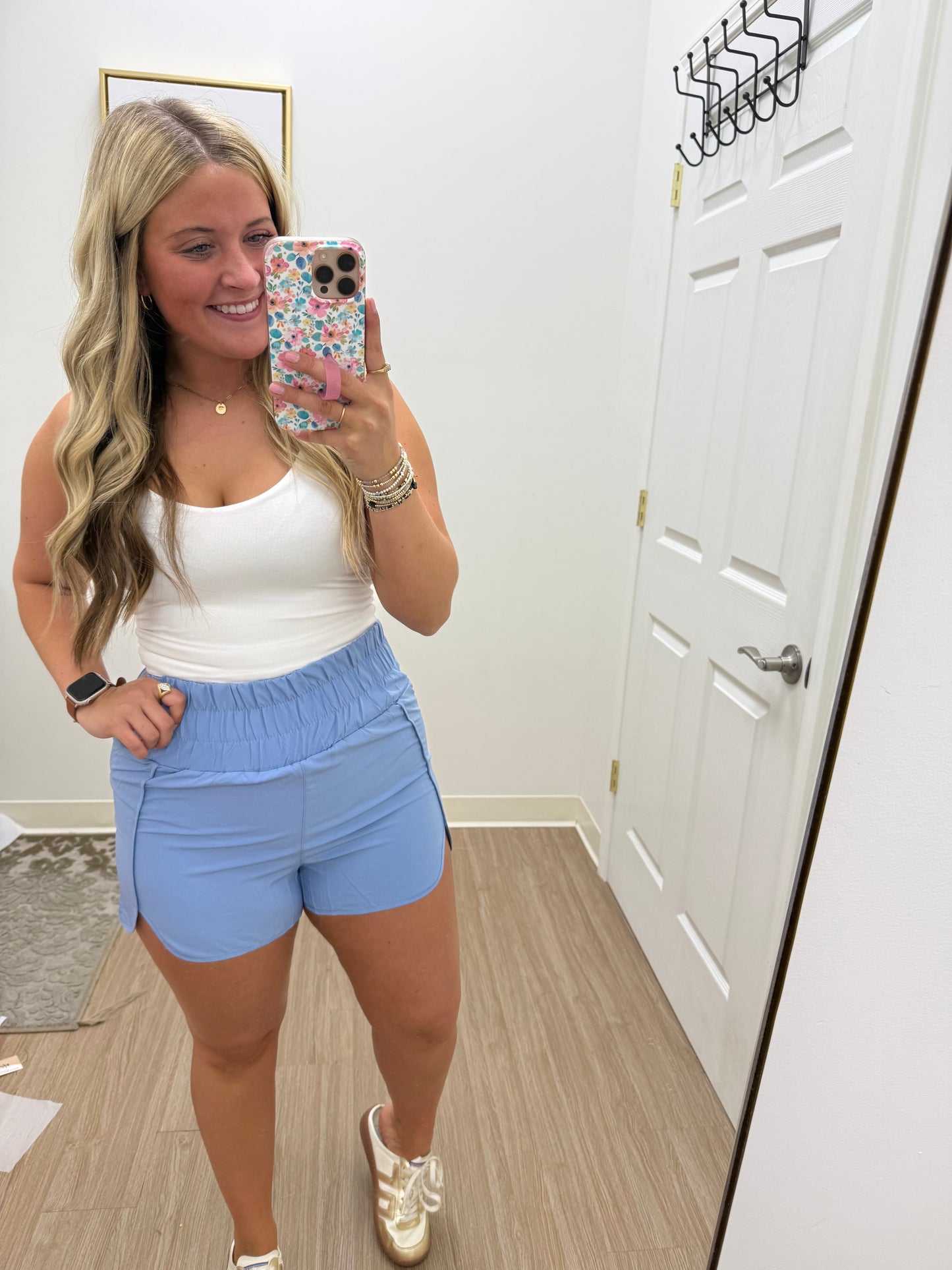 Light Blue Go To Shorts