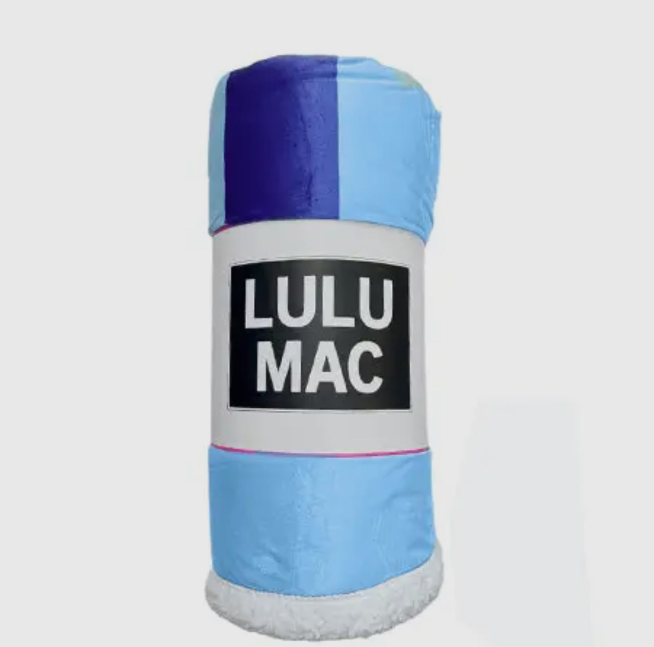 Lulu Mac Logo Blanket - Blue