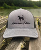 American Fetcher Heather Grey/Black Setter