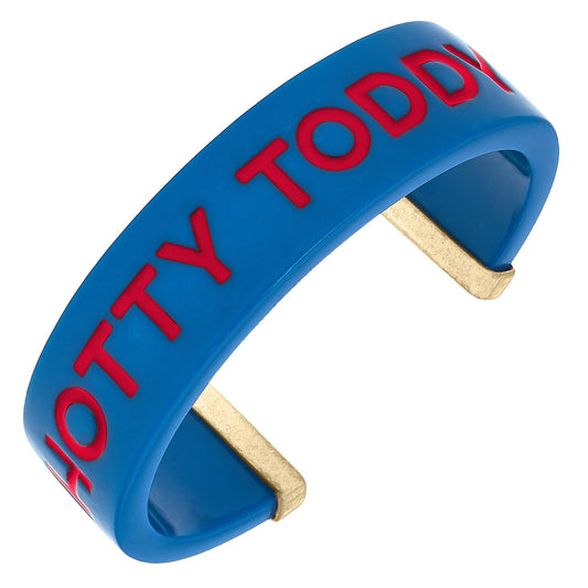 Ole Miss Rebels Resin Cuff Bracelet in Powder Blue