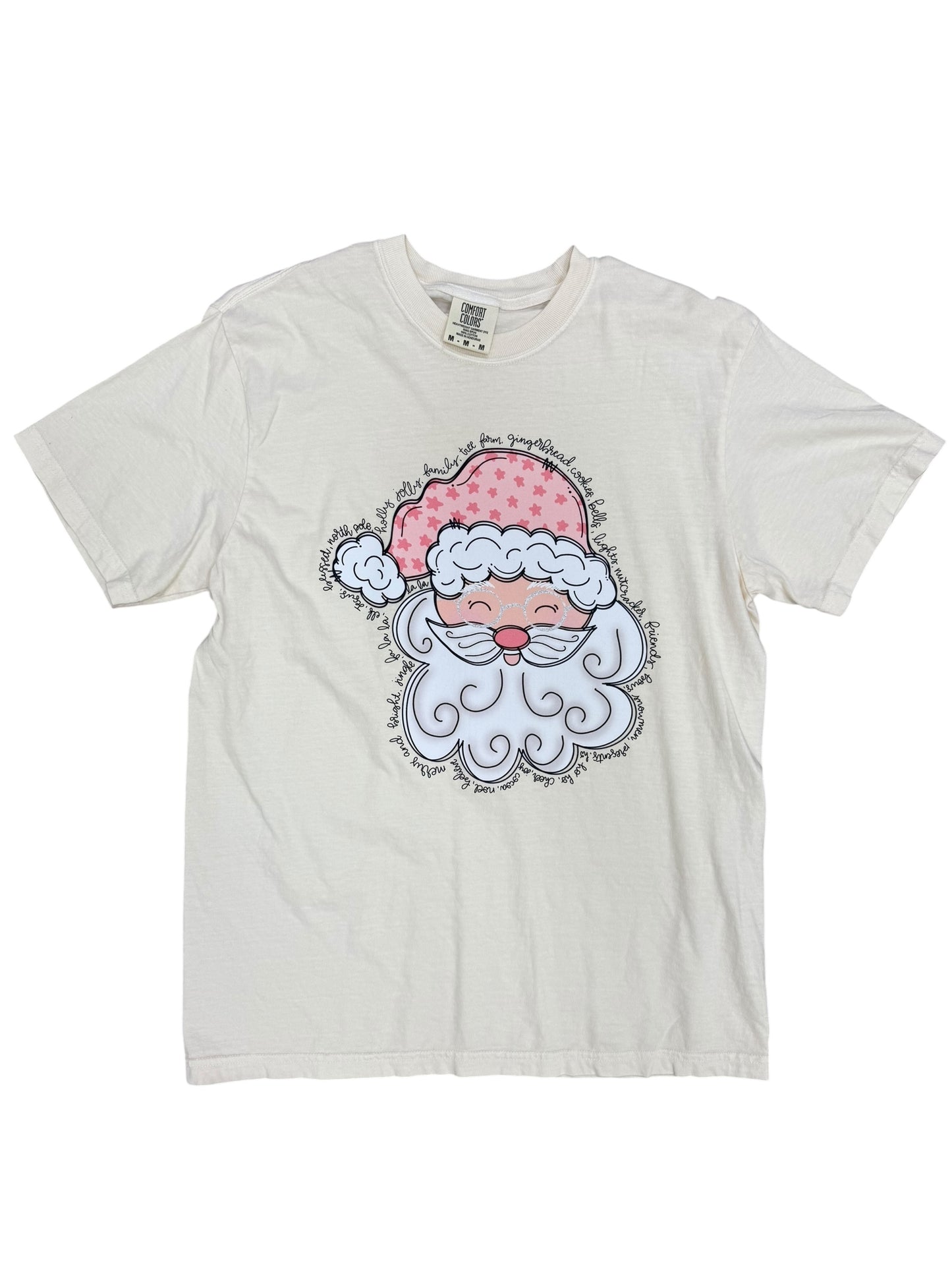 Tan Santa Tee