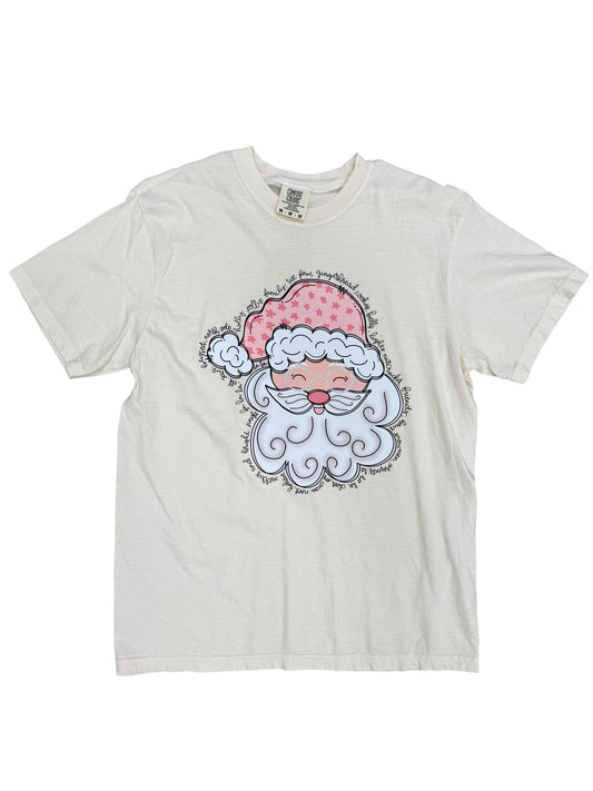 Tan Santa Tee