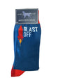 Blast off men’s socks