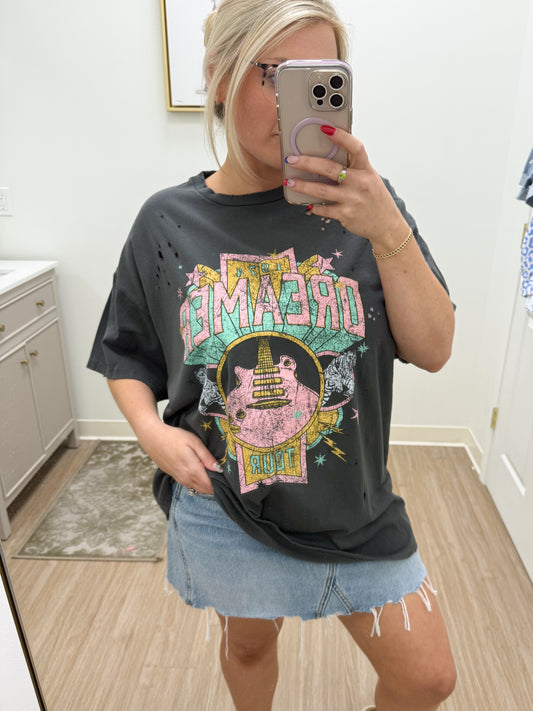 1974 Dreamer Tour Graphic Oversized Seamless Tee