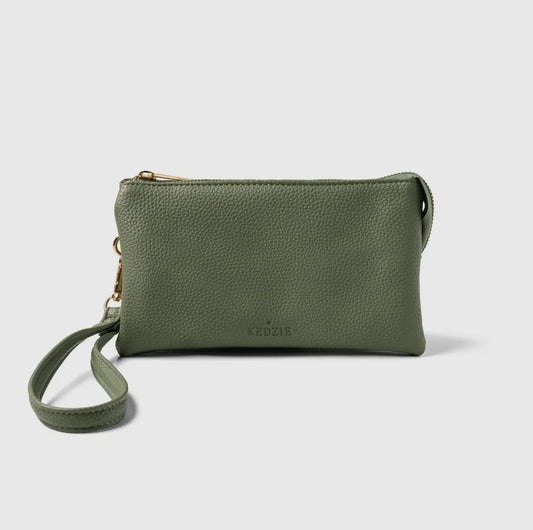 Sage wristlet and crossbody
