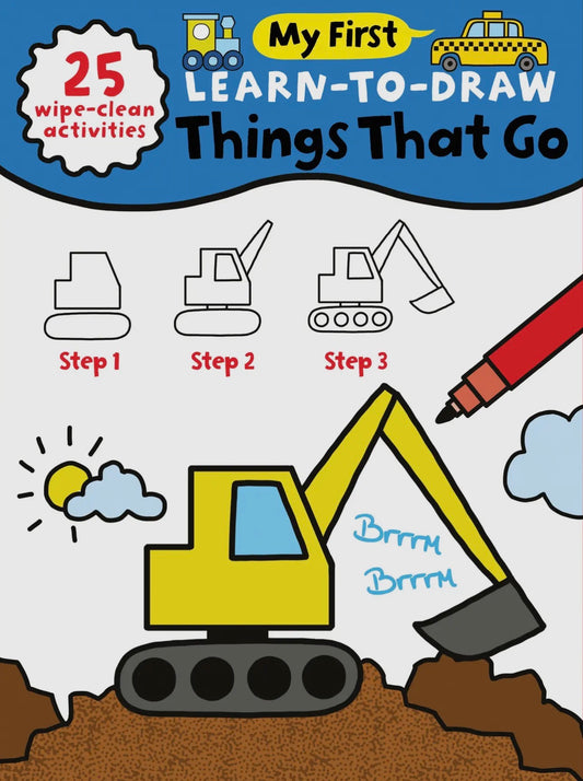 Learn-To-Draw Book: Things That Go