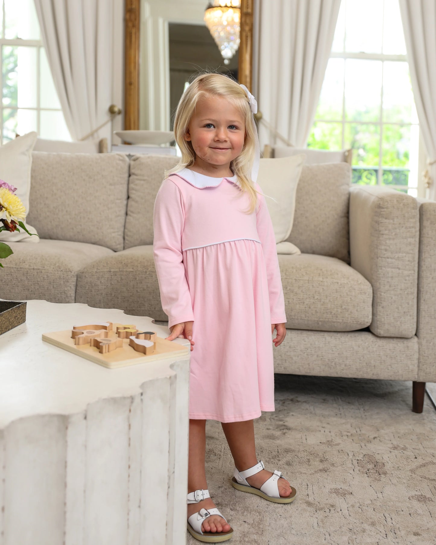 Claire Dress Light Pink Trotter Street