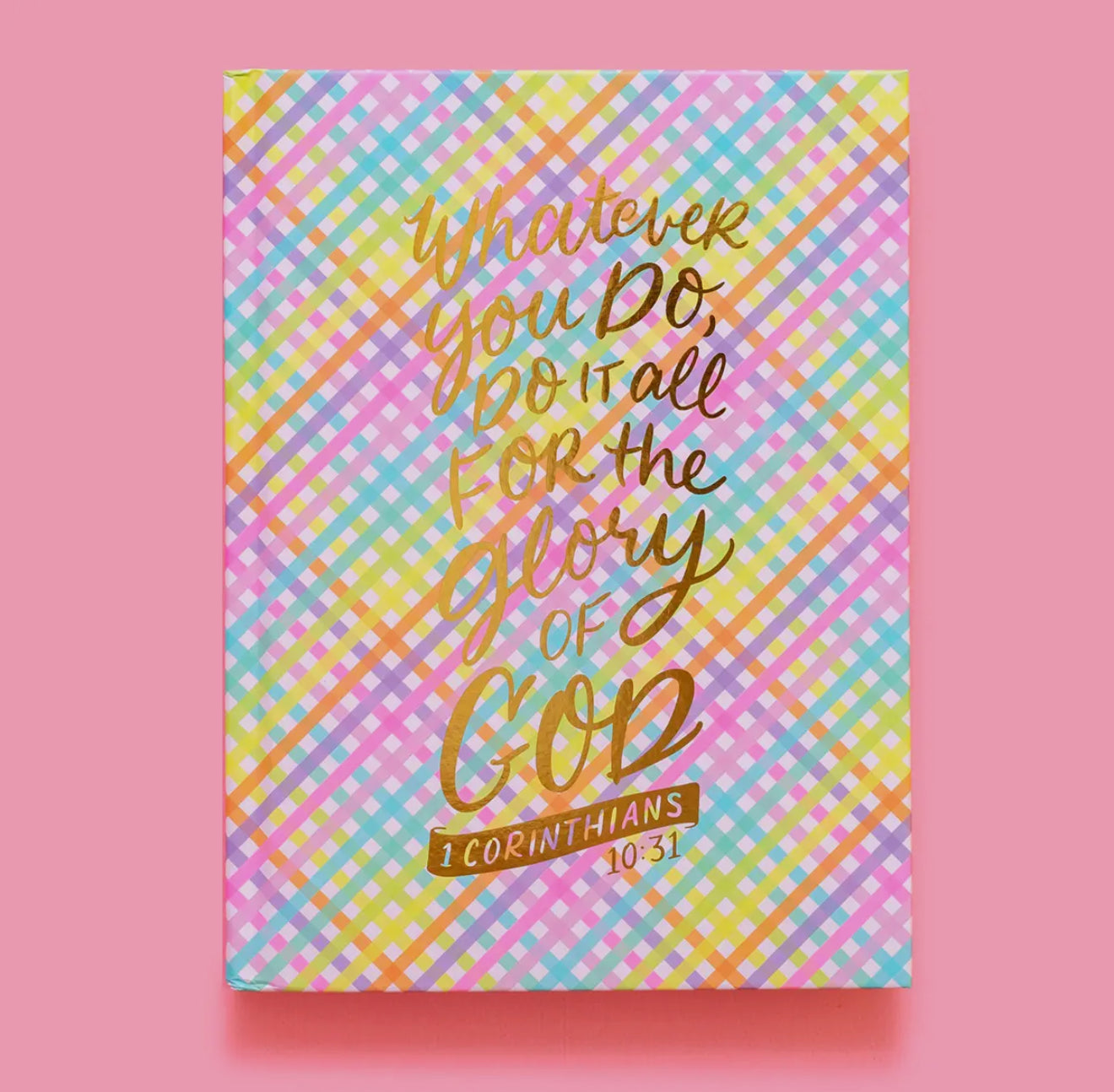 1 Corinthians 10:31 Hardback Notebook- TED