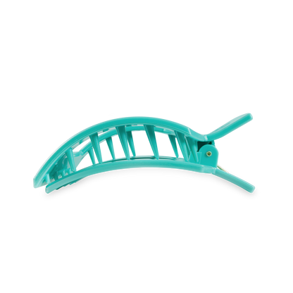 Totally Turquoise Square Flat Hair Clip | Large