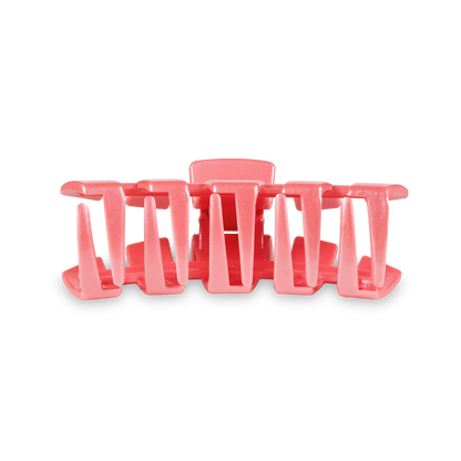 Calming Coral Classic Hair Clip | Medium