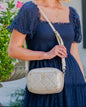 Sloane Studded Crossbody Pearl - Caroline Hill