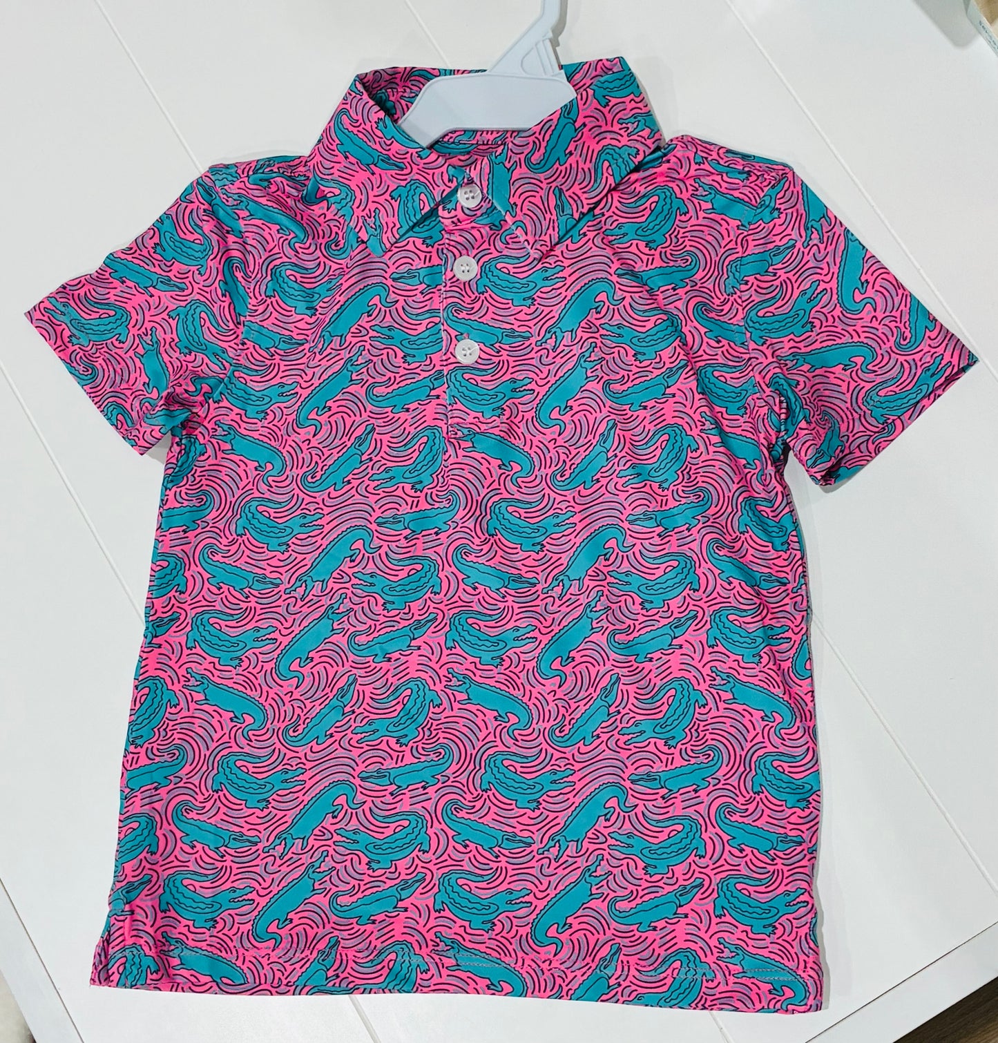Neon Gator Performance Polo|Meripex