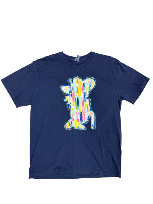 Navy Rebs Tee