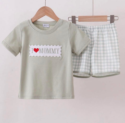 I Love Mommy Boy Set