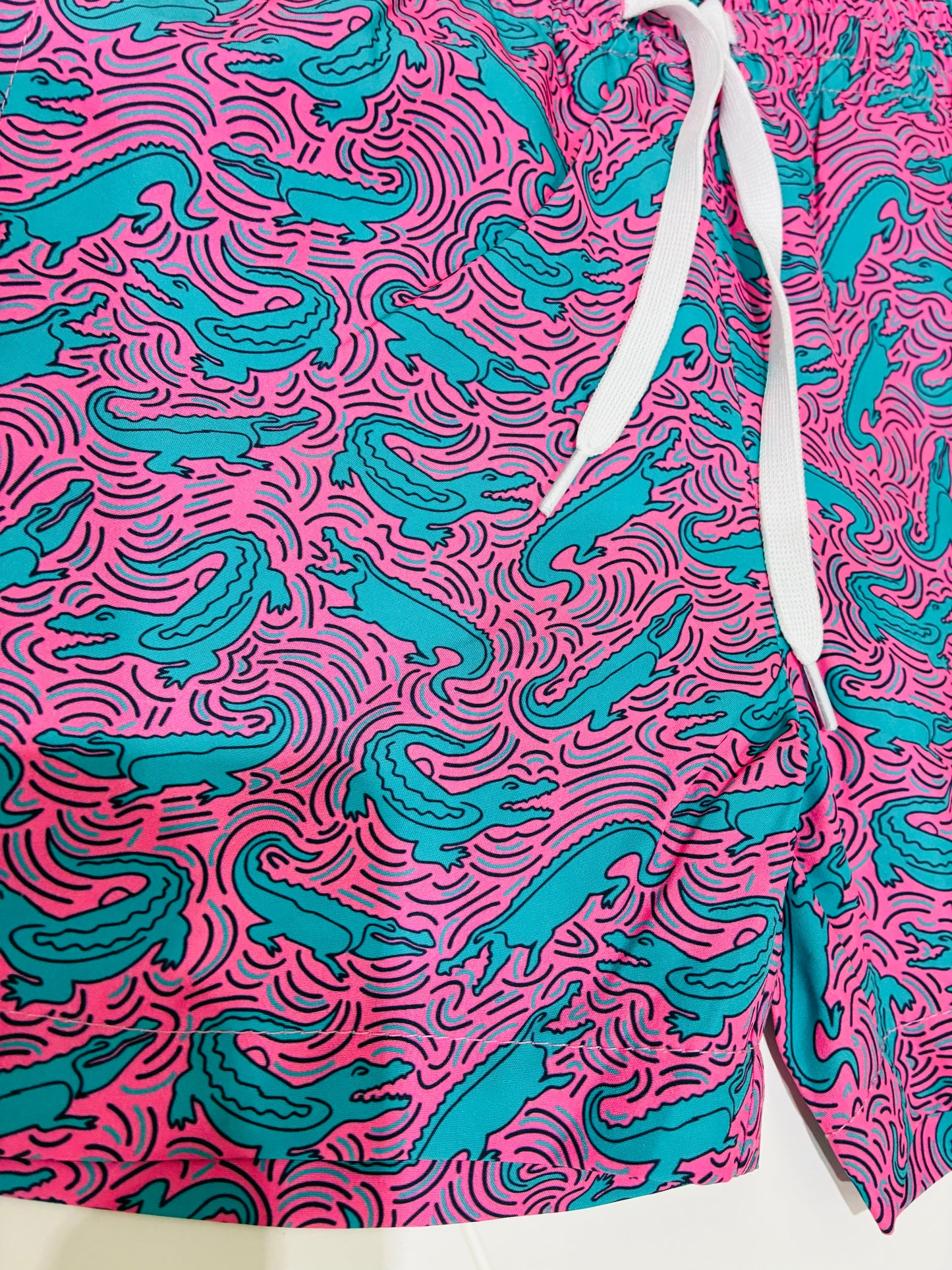 Neon Gators Swim Trunks|Meripex