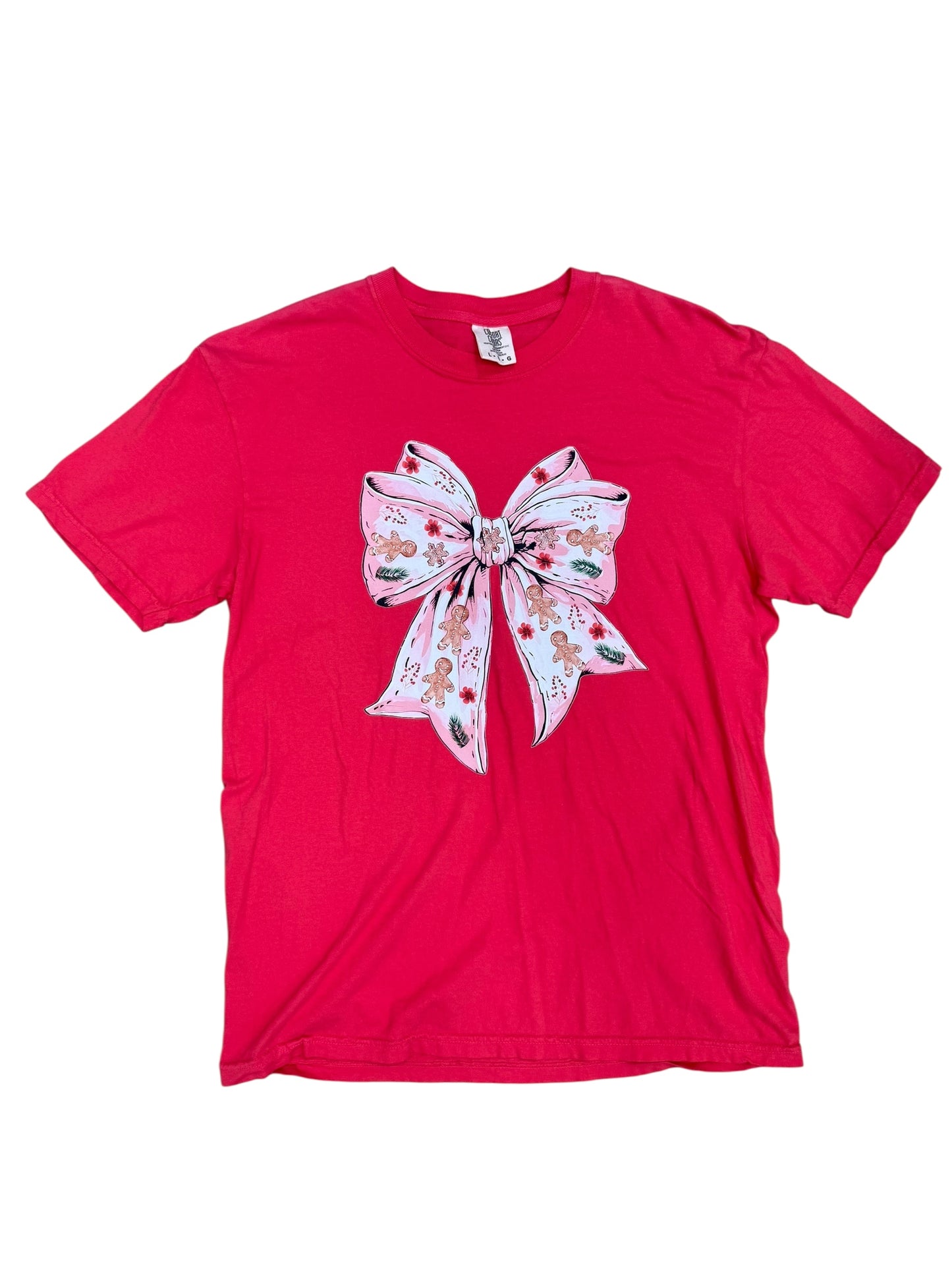 Gingerbread Bow Tee