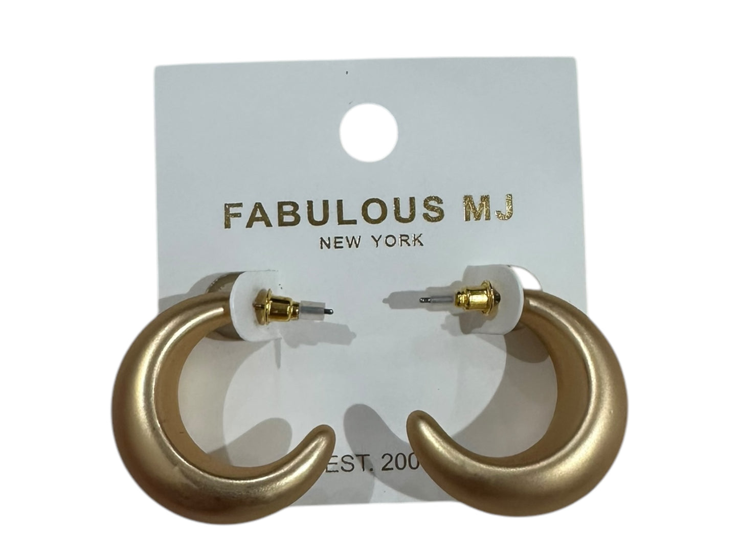 Matte Gold Earrings