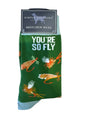 You’re so fly men’s socks