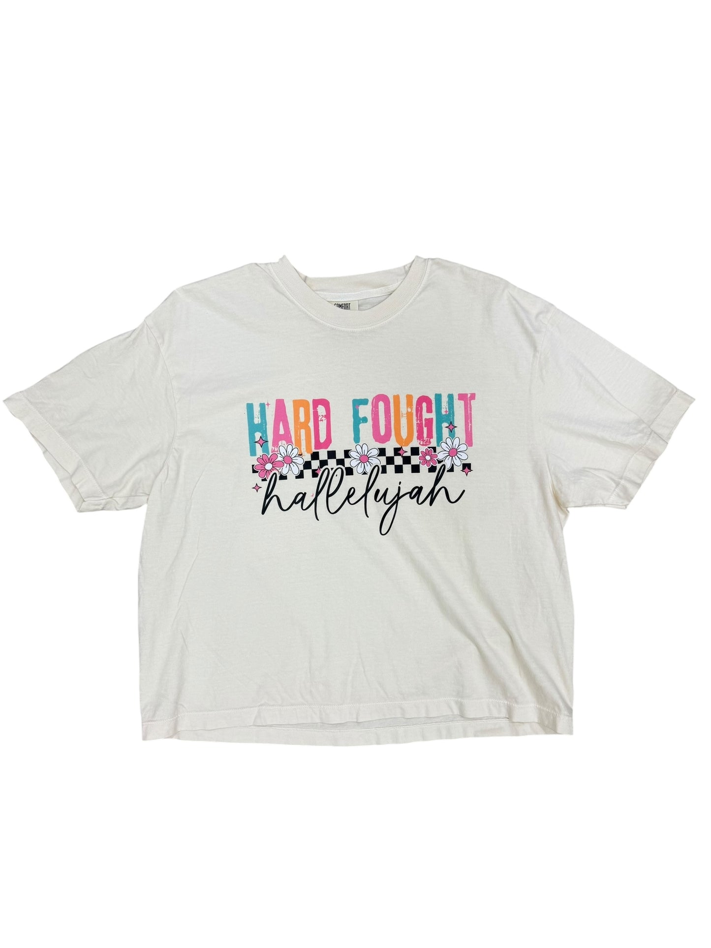 Cropped Hard Fought Hallelujah Tee