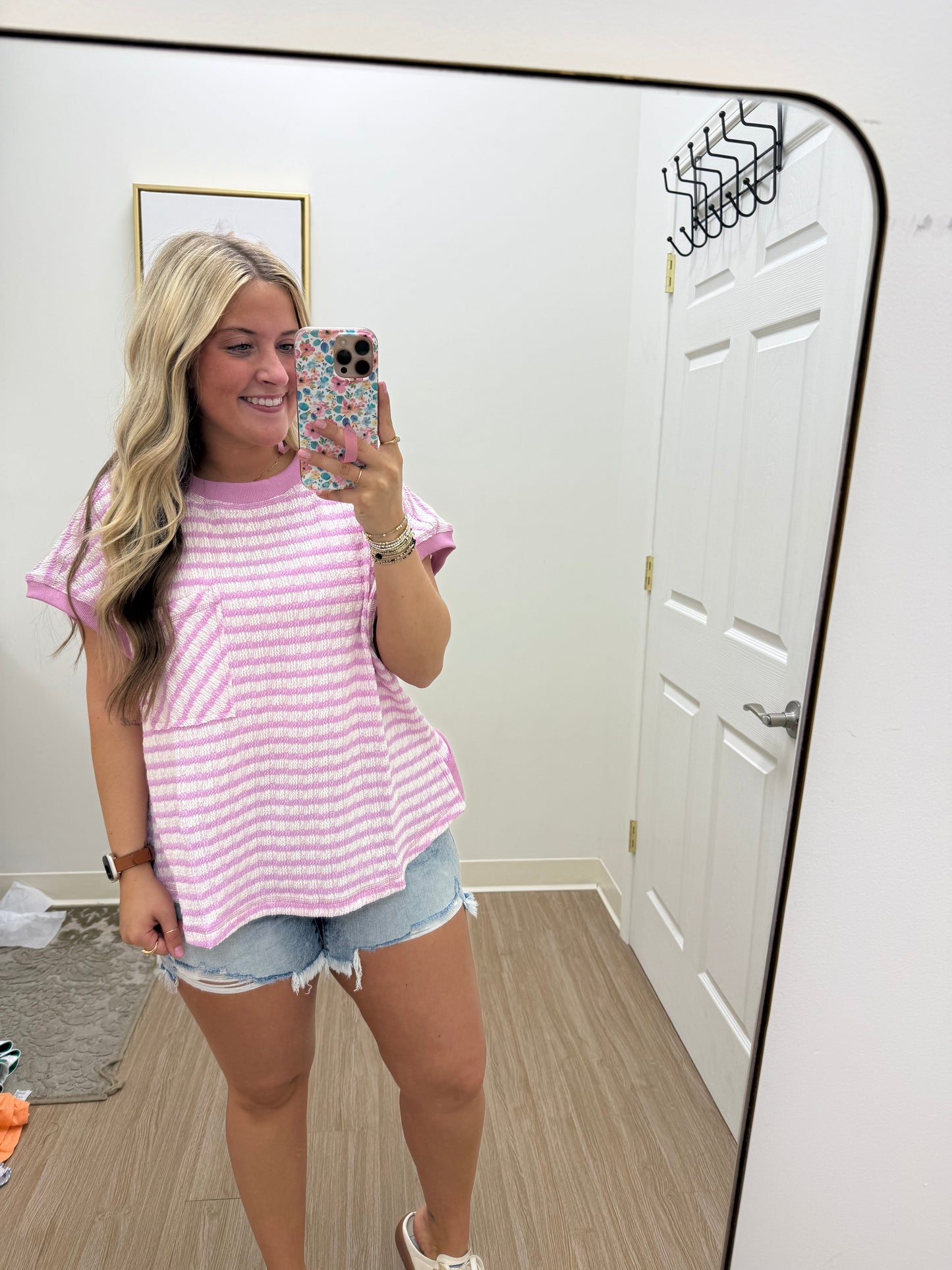 Lavender Open Back Top