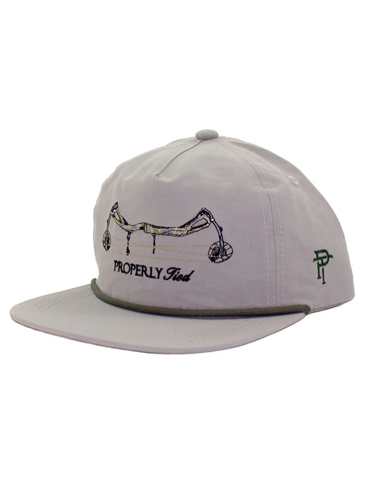 Properly tied rope hat bow