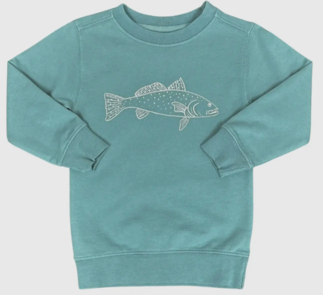Mustard & Ketchup trout sweatshirt