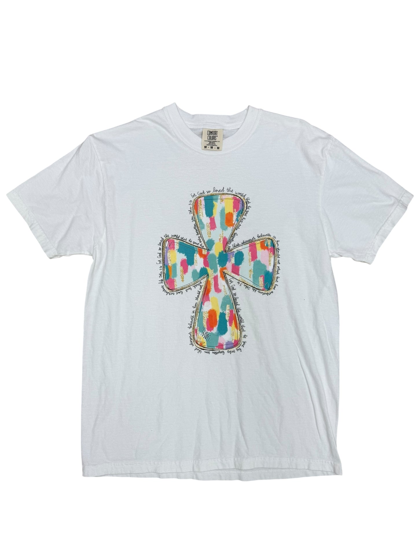 White Cross Tee