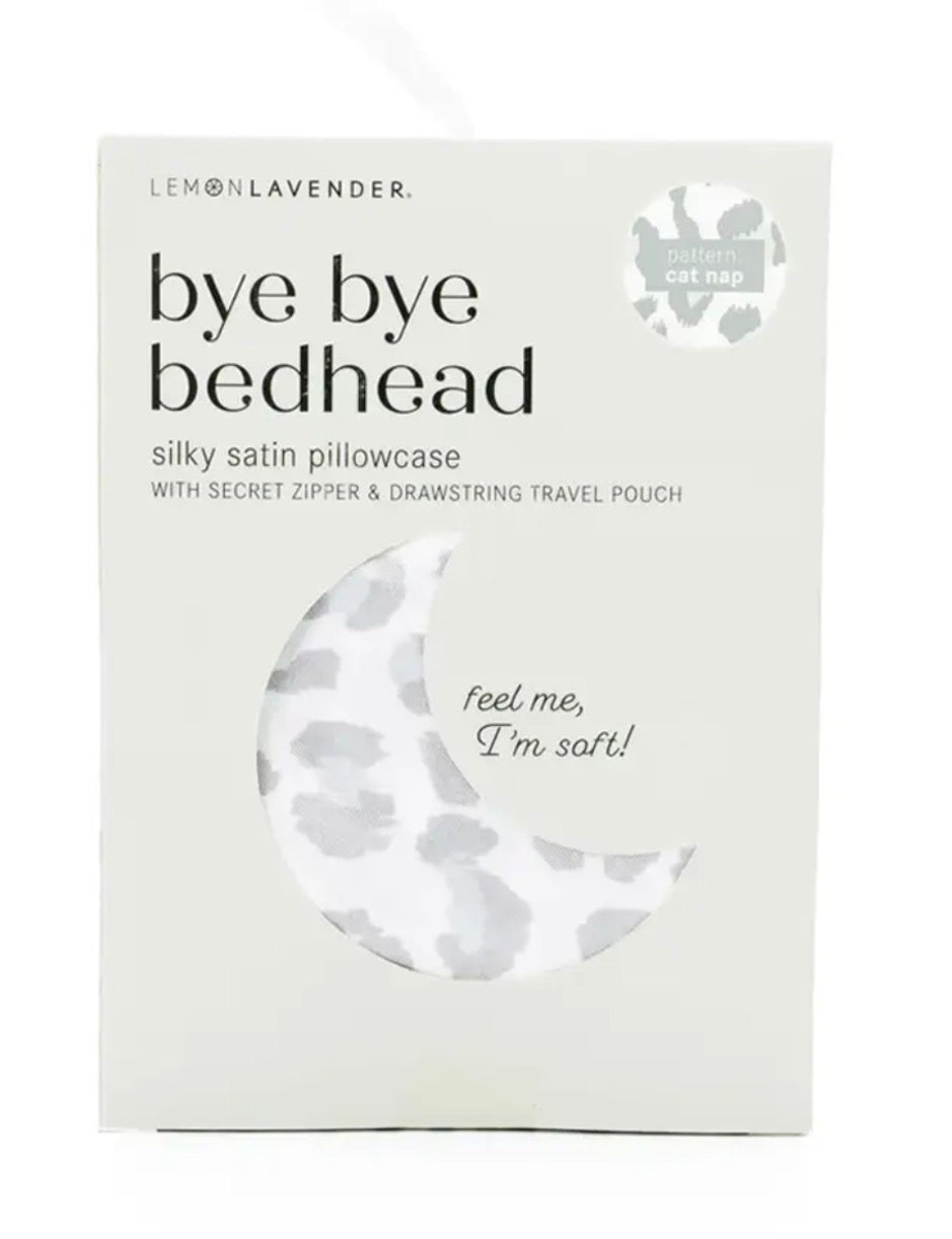 Bye Bye Beadhead Satin Pillow Case Cat Nap