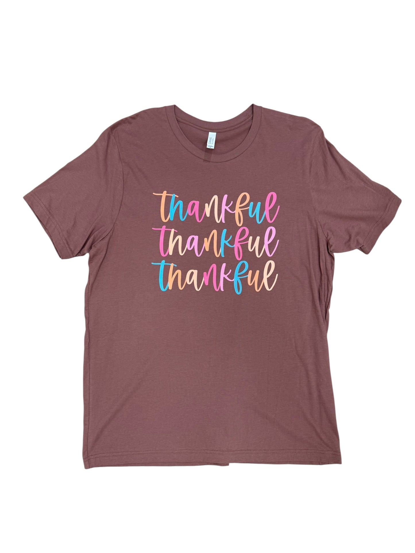 Brown Thankful Tee