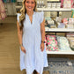 Derby Blue Stripe Midi