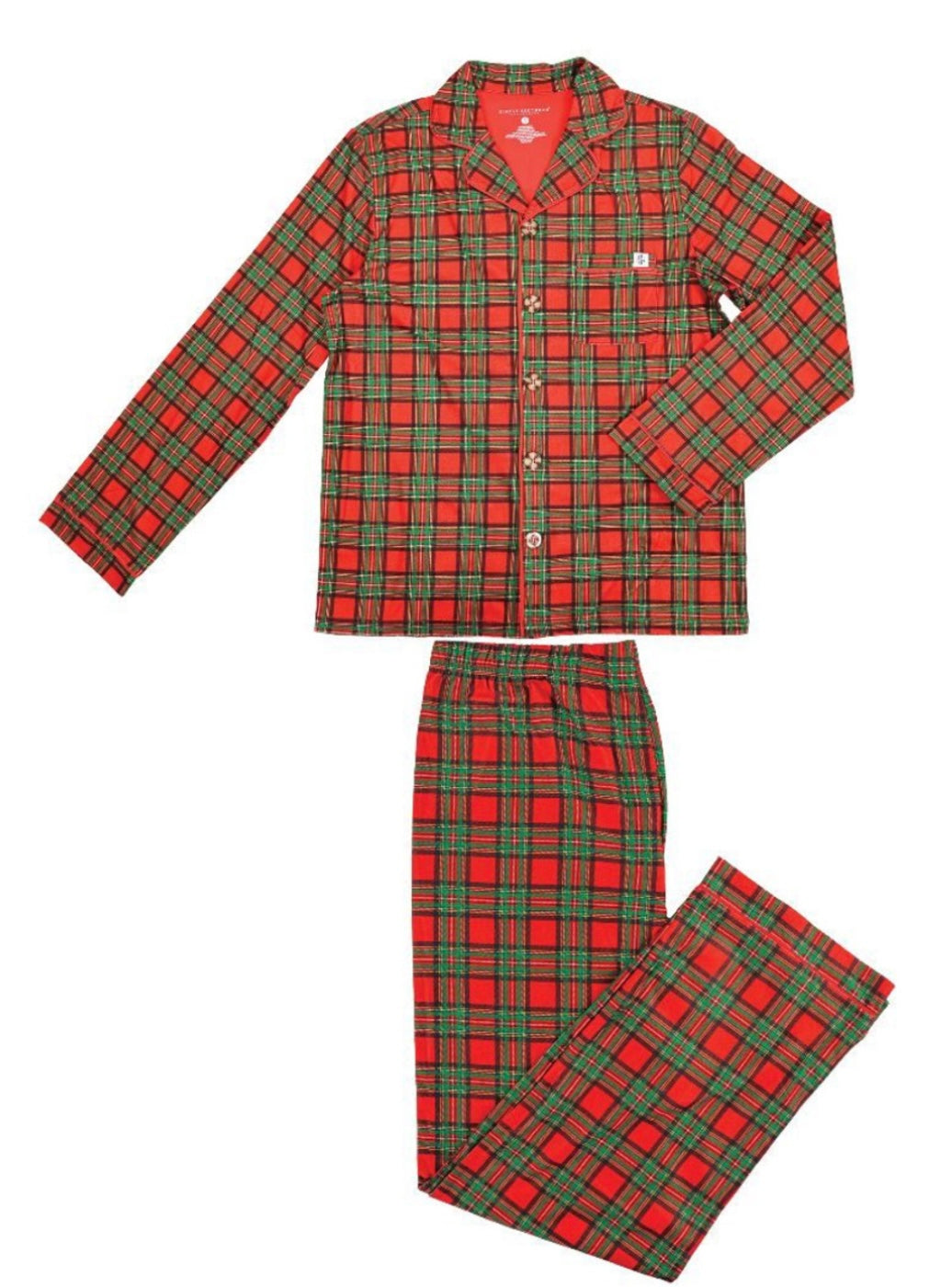 Christmas Plaid youth PJ set