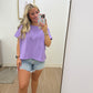 Lavender oversized tee
