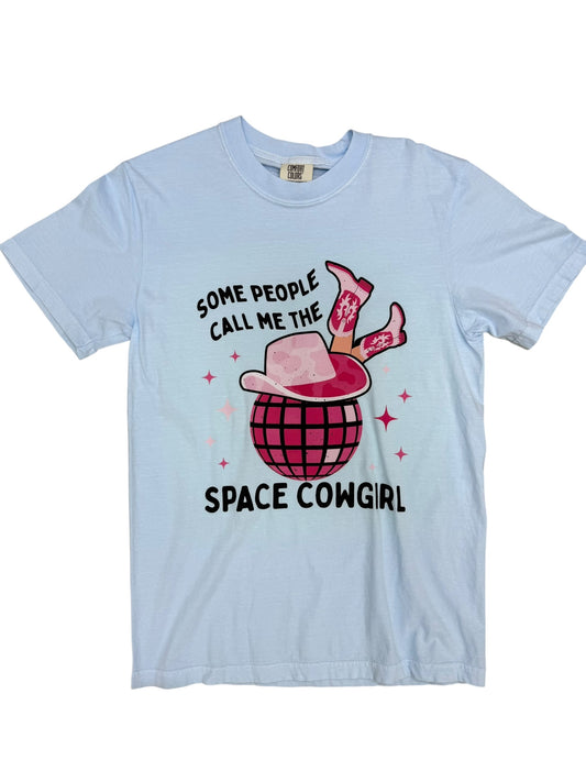 Blue Space Cowgirl Tee
