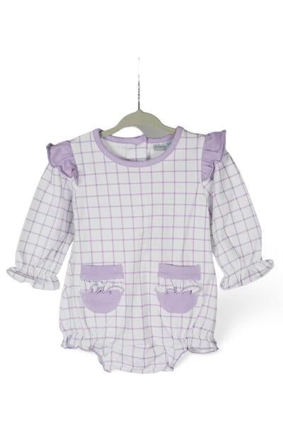 Purple Plaid Bubble