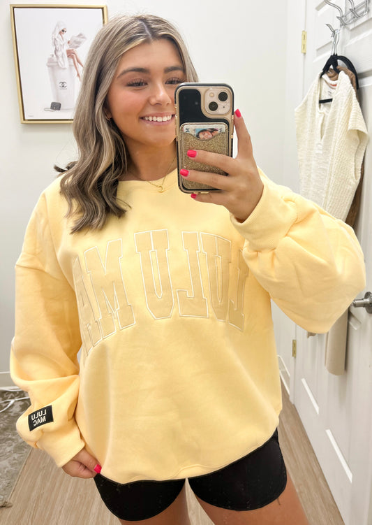 Lulu Mac Appliqué Butter Sweatshirts