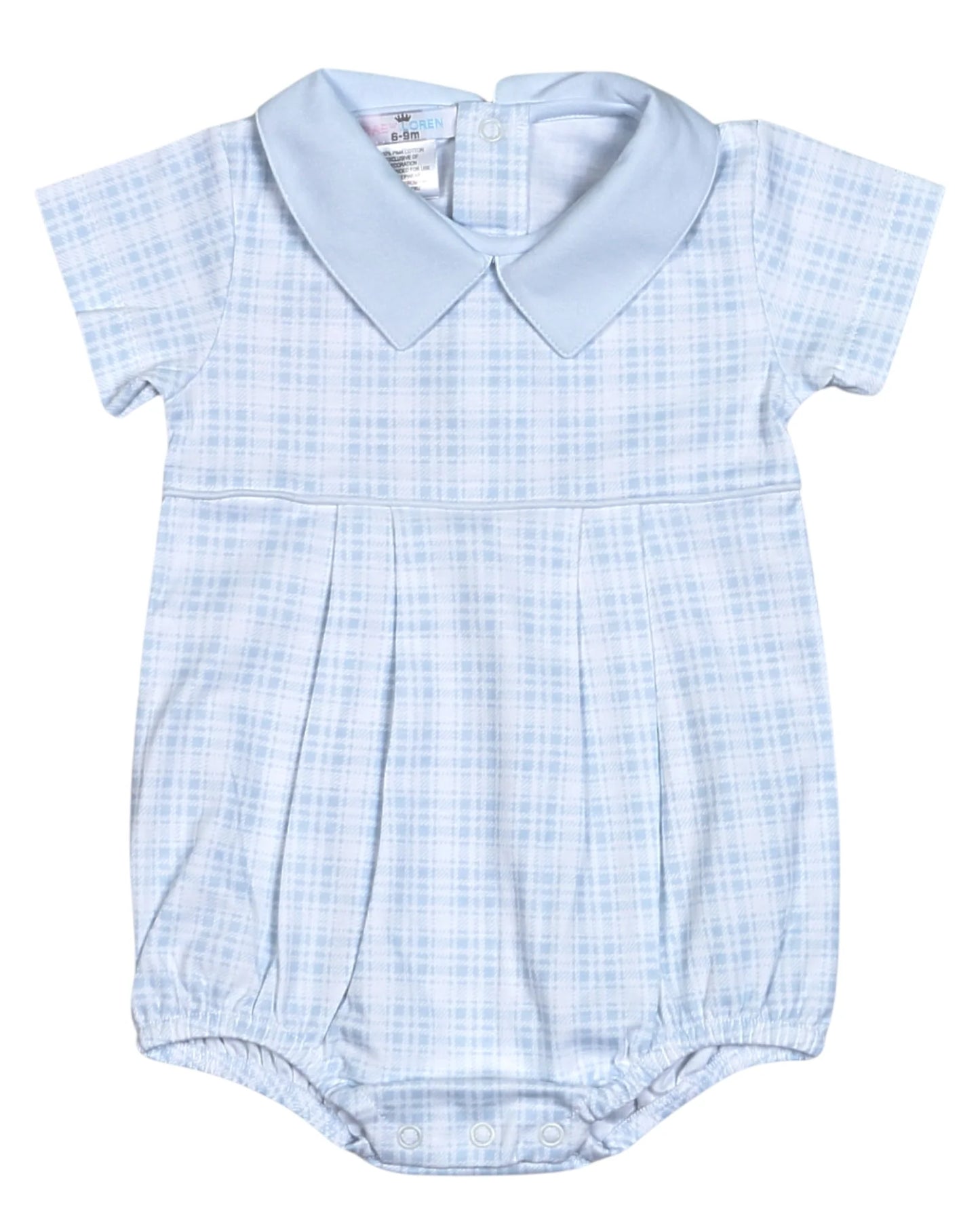Casey Blue Plaid Bubble Baby Loren