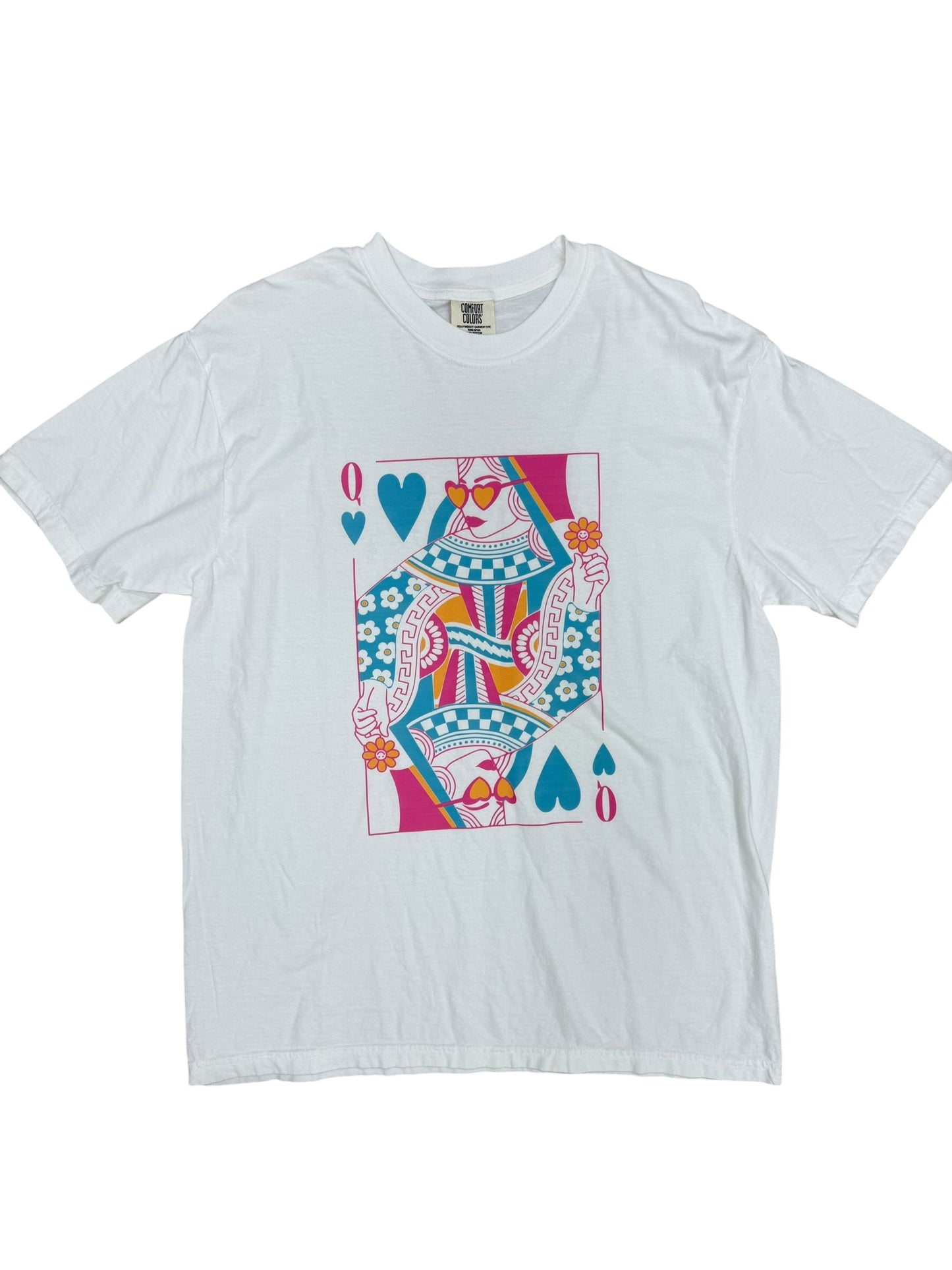 White Queen of Hearts Tee