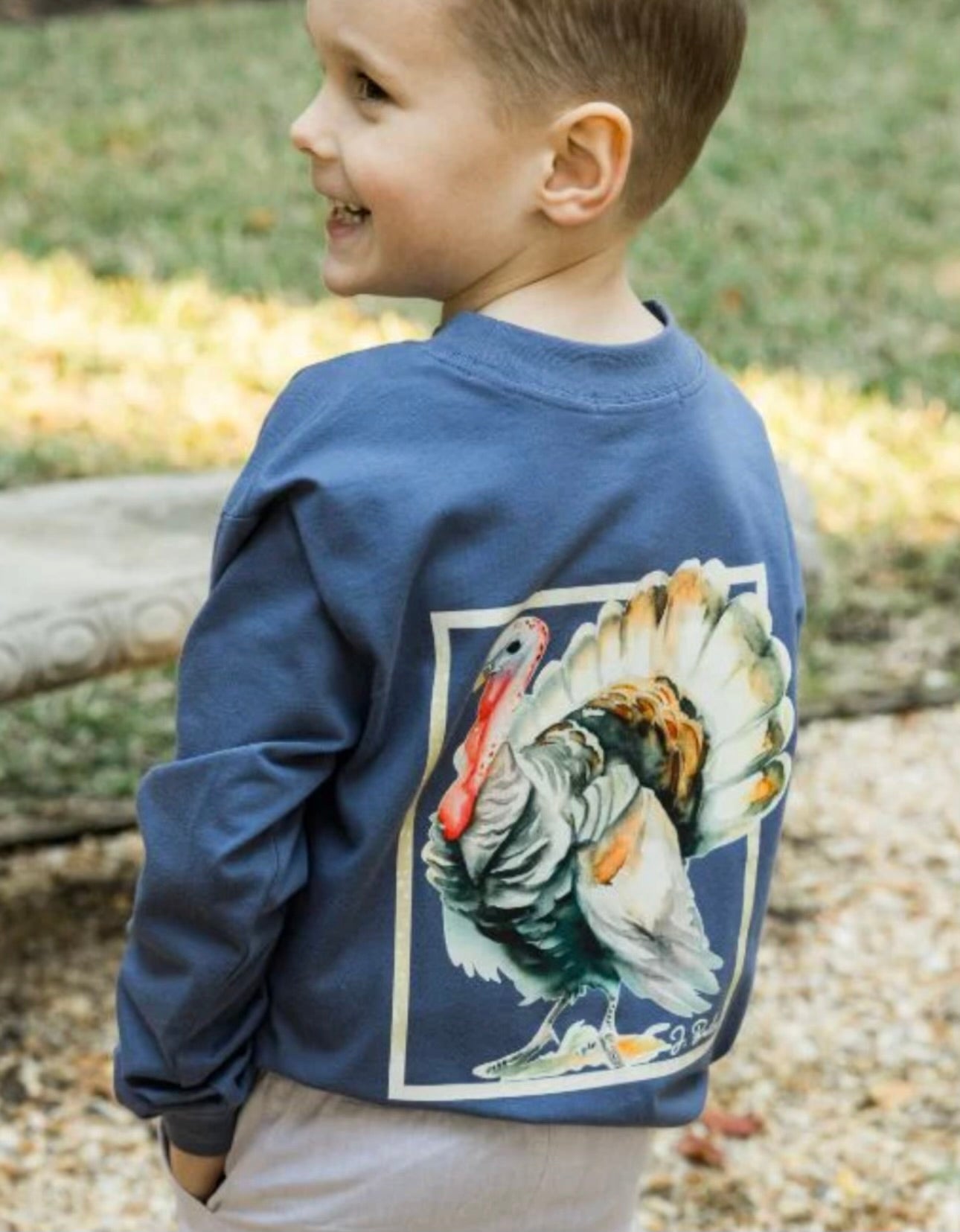 Bailey boys turkey long sleeve tshirt