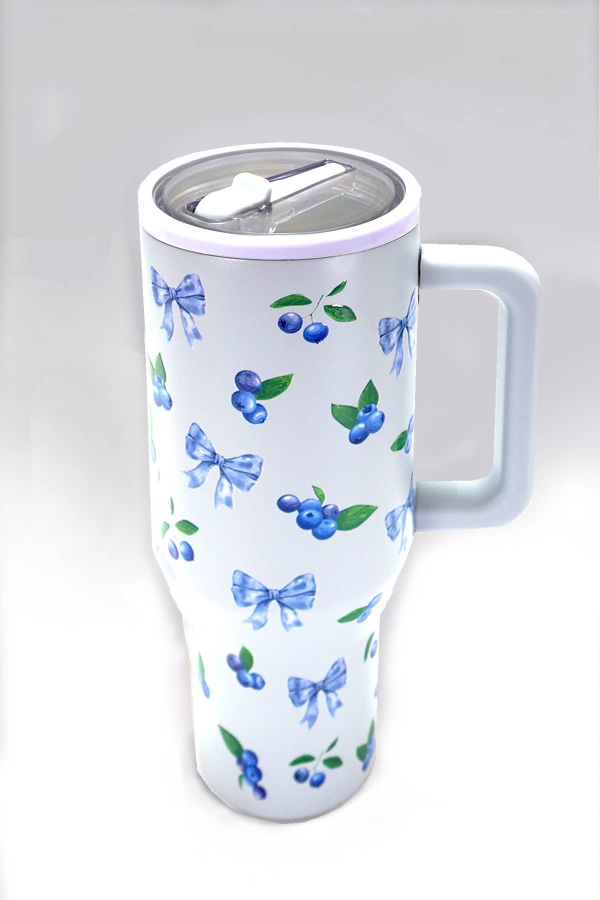 40oz SPILL FREE STAINLESS STEEL VACUUM TUMBLER | DT1206UV: BLUBERRY FROST