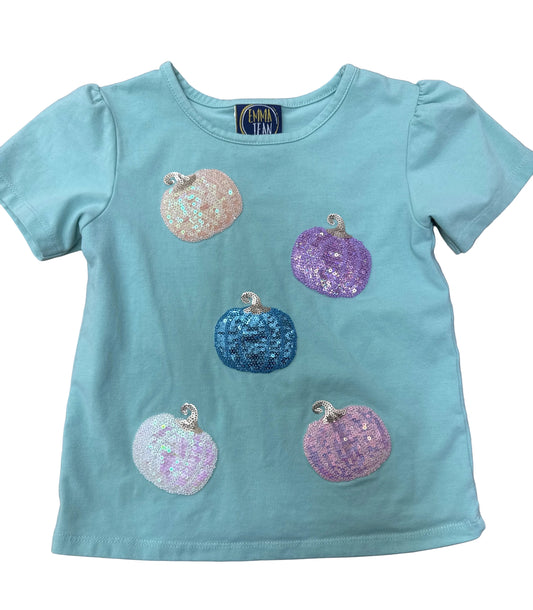 Pumpkin Sequin Top | Emma Jean