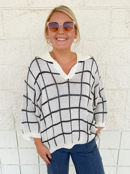 Navy Lux Top