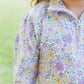 Bayou floral half zip pant set