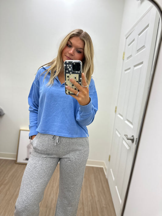 French Terry Light Gray Sweatpants