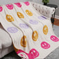 Softest blankets ever multi color smiley