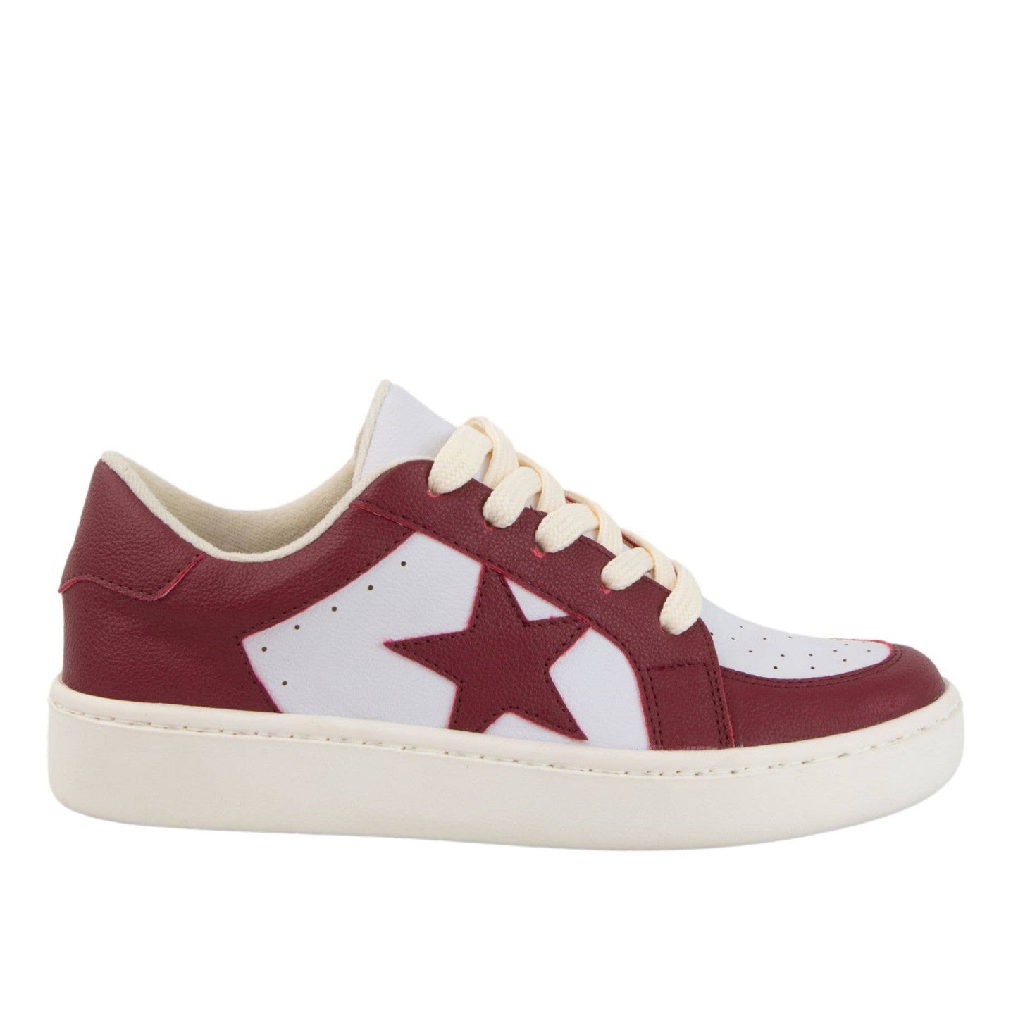 MIEL 65 GAME DAY SNEAKER: Burgundy