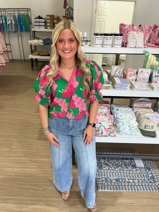 Pink Orchid Blouse