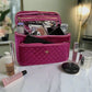 Classic Train Case - Fuchsia Velvet