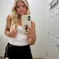 Black Denim Skort