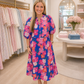 Rosy Meadow Maxi Dress