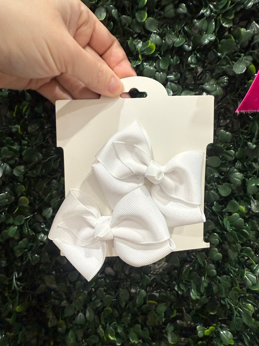 White bow